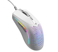 GLORIOUS Model O 2 Mini Ratón Gaming con Cable: superligero 49 g, Sensor óptico 26K, Motion Sync, 80 Millones de clics, 6 Botones programables. para Manos pequeñas, para FPS, MMO, MOBA, Blanco