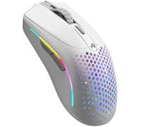 GLORIOUS Model O 2 Mini Ratón Gaming inalámbrico - superligero 57 g, batería de hasta 210 h, inalámbrico a 2,4 GHz y Bluetooth 5.2, Sensor óptico 26K, 80 M clics, 6 Botones, para FPS - Blanco