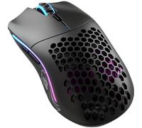 GLORIOUS Model O- Wireless Ratón Gaming Inalámbrico Ligero (Negro Mate) | Conectividad sin lag, sensor BAMF avanzado, batería de larga duración, deslizadores PTFE, formato colmena, iluminación viva