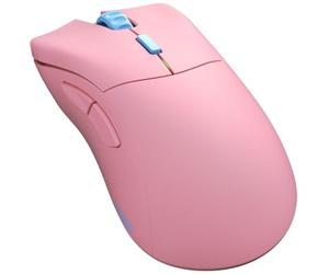 Glorious - Modelo D Forge, Mouse ergonómico, ratón inalámbrico Rosa para Juegos, 6 Botones programables, 80 Horas de duración de la batería, Sensor de 19 K, Peso superligero de 58 g, Recargable,