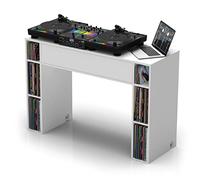 Glorious Modular Mix Station White - Mesa de DJ y estación de Trabajo de Estudio, Madera, Talla única