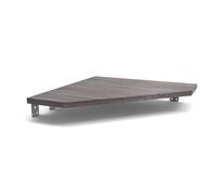 Glorious Modular Side Rack Adapter Walnut - Tablero de mesa esquinero para una expansión perfecta de la superficie de trabajo para las series Sound Desk y Workbench