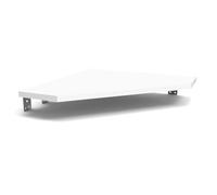 Glorious Modular Side Rack Adapter White - Tablero de Mesa esquinero para una expansión Superficie de Trabajo para Las Series Sound Desk y Workbench