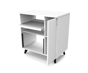 Glorious Modular Side Rack White - Expansión para Racks de mesas de Estudio