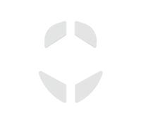 Glorious PC Gaming Model O G-Skates 1 Set Blanco - Surfers