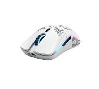 GLORIOUS Gaming Model O Wireless Ratón Gaming inalámbrico - 69 g superligero, diseño Colmena, RGB, ambidiestro, sin Lag 2,4 GHz inalámbrico, hasta 71 Horas de batería - Blanco Mate