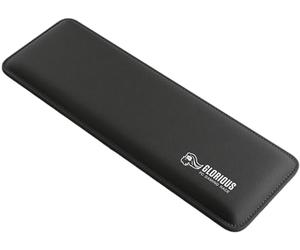 GLORIOUS Reposamuñecas Acolchado y Fino 17mm para Jugar Compact (Negro) | Base de goma antideslizante, marco con interior de espuma firmeza media, costuras fuertes antideshilachado muy duraderas