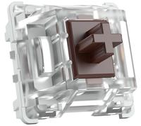 GLORIOUS Gaming 120 switches para teclado mecánico Gateron (marrón) - Compatibles con LED SMD, táctiles y equilibrados para tecleo y gaming versátil, 45g de acción, fijación 3 pines - Marrón Gateron