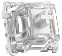 Glorious Gaming 120 switches para teclado mecánico Gateron (claros) - Compatibles con LED SMD, lineales ultraligeros para tecleo y gaming rápidos, 35 g de acción, fijación de 3 pines - Claro Gateron
