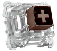 Glorious Gaming 120 switches para teclado mecánico Kailh (marrón) - Táctiles y silenciosos, 45 g de acción, a prueba de agua y polvo, fijación de 3 pines, apto para LED SMD, formato Box Marrón Kailh