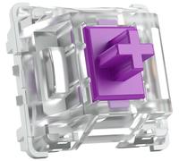 Glorious Gaming 120 switches para teclado mecánico Kailh (morado) - Táctiles y fluidos, 50 g de acción, switches Pro, fijación de 3 pines, compatible con LED SMD - Morado Kailh