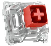 Glorious Gaming 120 switches para teclado mecánico Kailh (rojo) - Lineales y fluidos, 45 g de acción, a prueba de agua y polvo, fijación de 3 pines, compatible con LED SMD, formato Box - Rojo Kailh