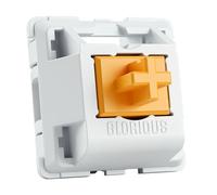 Glorious Gaming 36 switches para teclado mecánico Panda (táctiles) - Aptos para teclados y numéricos GMMK, golpe seco, recorrido fluido, moldes INVYR, 49 g de acción, soporte de 3 pines - Engrasados