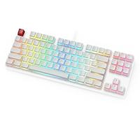 Glorious Teclas Aura para PC Gaming Race - 105 Teclas, ANSI, diseño de EE. UU., Color Blanco
