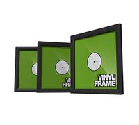 Glorious Music - Set de marcos para vinilos Glorious Vinyl Frame Set - 3x para discos 12'' - Negro