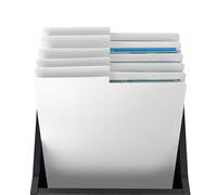 Glorious Vinyl LP Divider Set White (6 pcs.) - Separadores para discos de vinilo de 12 pulgadas, 6 Piezas, 12 Pulgadas, Color Blanco, con Etiquetas