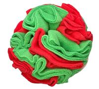 Glory To Dog Juguete interactivo para cachorros y razas medianas, rompecabezas para perros, color verde y rojo, grande