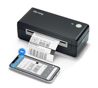 Gloryang Impresora térmica de etiquetas de envío Bluetooth, impresora de etiquetas sin tinta 4x6 para iOS, Android, portátil, impresora inalámbrica para pequeñas empresas, compatible con Amazon, UPS,