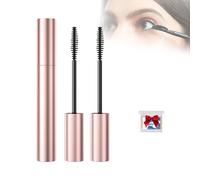 Gloryboom Mascara Black & Brown Duo For Lash Makeup,Glory Boom Tubing Mascaras For Lash Makeup,Waterproof & Sweatproof Long Lasting Non-Smudged With Comb Silicone Brush For Women (2colors)