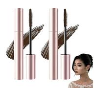 Gloryboom Mascara, Glory Boom Mascara Waterproof Mascaras Black & Brown Duo for Lash Makeup, Waterproof, Sweatproof, Long Lasting, Non smudged, 3D Lengthening and Curling Mascaras (Brown*2)