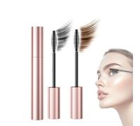Gloryboom Mascara - Waterproof Mascaras Black&Brown Duo for Lash Makeup,Tubing Lengthening Curling Mascara for Lash Enhancement,Sweatproof Long Lasting Non-smudged,Lengthening&Curling (Mix 2pc, 3.5g)