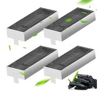 Gloryit 4 PCS Filtro de carbón activo, para campana extractora Siemens HZ9VRCR0 17004796 / Bosch HEZ9VRCR0 17004805 / Neff Z821VR0 17004806 / Gaggenau CA282111 / Constructa CZ9VRCR0