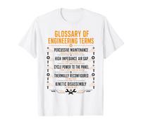 Glosario de términos de ingeniería Definición de Ingeniero Técnico Camiseta gráfica económica