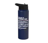 Glosario de términos de ingeniería Definiciones divertidas del ingeniero Stainless Steel Insulated Water Bottle
