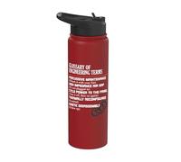 Glosario de términos de ingeniería Definiciones divertidas del ingeniero Stainless Steel Insulated Water Bottle