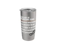 Glosario de términos de ingeniería Definiciones divertidas del ingeniero Vaso térmico de acero inoxidable de doble pared