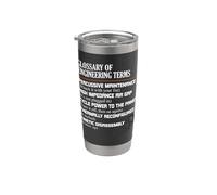 Glosario de términos de ingeniería Definiciones divertidas del ingeniero Vaso térmico de acero inoxidable de doble pared