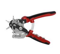 GLOSKIN Agujeros Cinturon, Sacabocados Para Cuero, Hacer Agujeros Cinturon,Con Alicates de Punzonos de Disco Rotativos Equilibrados, Para Correas de Reloj, Hechas a Mano de Bricolaje