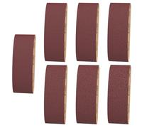 GLOSKIN Bandas de Lija 75 mm x 533 mm, 21 Piezas de Cinturón de Arena, Cada 53x Tamaño de Partícula 80/120/150/180/240/320/400, Papel de Lija,para Lijadoras de Banda, Molienda, Molienda de Madera