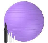 GLOSKIN Pelota de gimnasia y yoga para fitness, recuperación post-parto y entrenamiento central, con bomba de aire