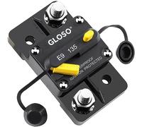 GLOSO Disyuntor Manual Reset Disyuntor Fusible Automático Impermeable Barco Automotriz Batería Coche Camión 135 Amperios E99