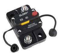 GLOSO Interruptor de disyuntor manual reinicio interruptor impermeable barco batería coche camión 40 amperios E69