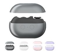 Glosrity Easyclip Smart Nail Clipper, Cut and Polish Nails in One Piece, Electric Nail File, USB Rechargeable, LED Light, Total Nails Care (Gray)
