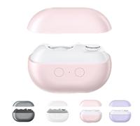 Glosrity Easyclip Smart Nail Clipper, Cut and Polish Nails in One Piece, Electric Nail File, USB Rechargeable, LED Light, Total Nails Care (Pink)