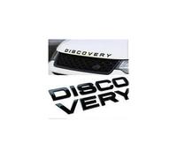 Gloss black discovery land rover letters sticker stick on emblem badge for front grill bonnet badge emblem or rear Boris