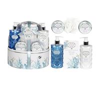 GLOSS ! Cofre de baño JEWELERY - Cofre regalo de Navidad - Idea de regalo para cumpleaños, maestra, San Valentín, Día de la Madre - Bienestar y relajación - ALOE VERA & PEPPERMINT