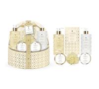 GLOSS ! Cofre de baño JEWELERY - Cofre regalo de Navidad - Idea de regalo para cumpleaños, maestra, San Valentín, Día de la Madre - Bienestar y relajación - GOLD