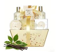 GLOSS ! Cofre de baño LUXURY GOLD - Cofre de belleza para mujer - Cesta de belleza, cuidado y bienestar - Regalo para mujer, cumpleaños, Navidad, profesora, Día de la Madre - CORBEILLE