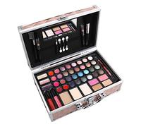 GLOSS ! Cofre de belleza - Maletín de maquillaje - Cofre de regalo - Idea de regalo para cumpleaños, maestra, San Valentín, Navidad, Día de la Madre - Cuidado y maquillaje - PINK