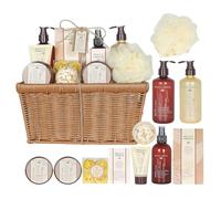 GLOSS ! Set de baño BATHING - Set de regalo de Navidad - Idea de regalo para cumpleaños, maestra, San Valentín, Día de la Madre - Bienestar y relajación - SHEA BUTTER