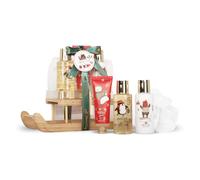 GLOSS! | Set de Baño de Mujer | Set Baño 4 piezas | Perfume de Vainilla y Tilo | Cesta de belleza | Idea Originale per mujer y cumpleaños