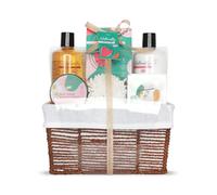GLOSS! | Set de Baño de Mujer | Set Baño 6 piezas | Perfume de Vainilla y Tilo | Cesta de belleza | Idea Originale per mujer, Compleanno