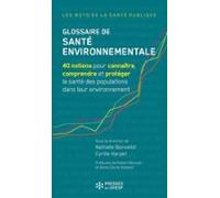Glossaire De Santé Environnementale (ebook)