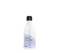 GLOSSCO PROFESSIONAL - Champú Pelo Blanco, Decolorado o Rubio White & Silver, 250 ml, Pigmentos Neutralizantes y Vitamina B5, Neutraliza Reflejos Amarillos, Matizador, Hidratación Profunda Cabello