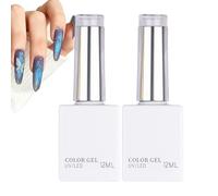 GLOSSVIBE Water Drop Top Coat Gel - No Wipe Soak Off UV LED Manicure