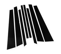 Glossy Black Car Pillar Posts Door Window Trim Cover Stickers for BMW for X5 for E53 2000-2006 for BMW for X5 for E70 2007-2013 Pillar Moulding Trim 8Pcs(For X5 E70 2007-2013)